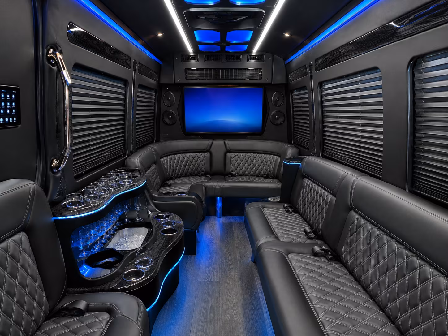 corporate group buses to nh motor speedway and client hospitality events