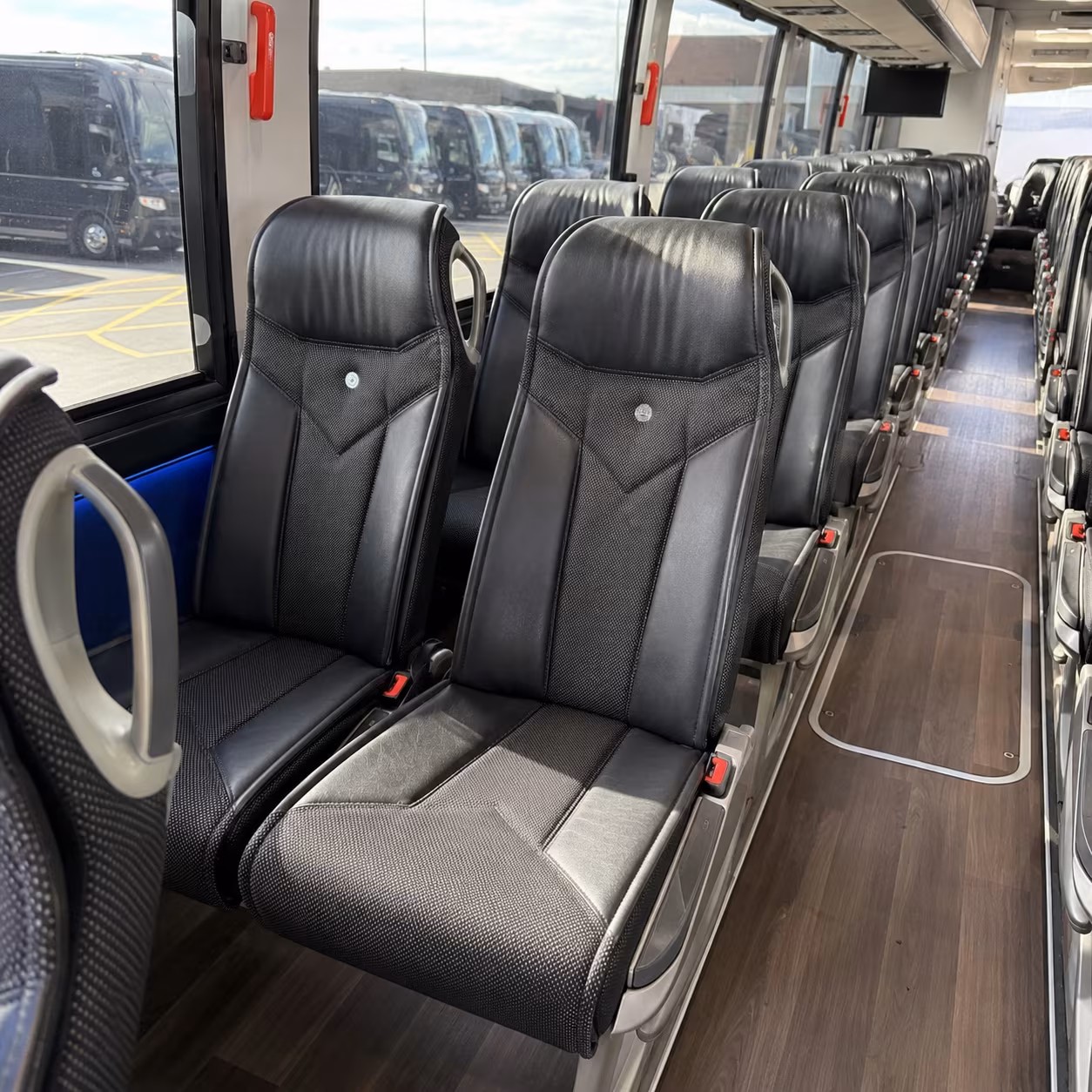 manchester charter bus interior gallery