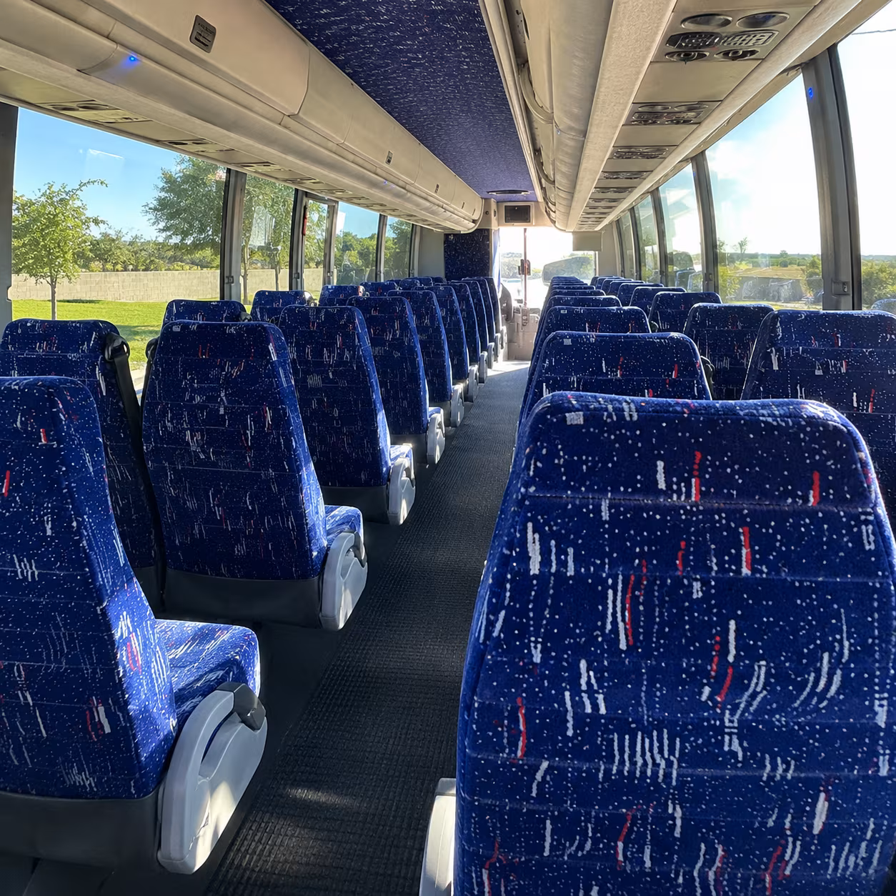 manchester charter bus rental inside