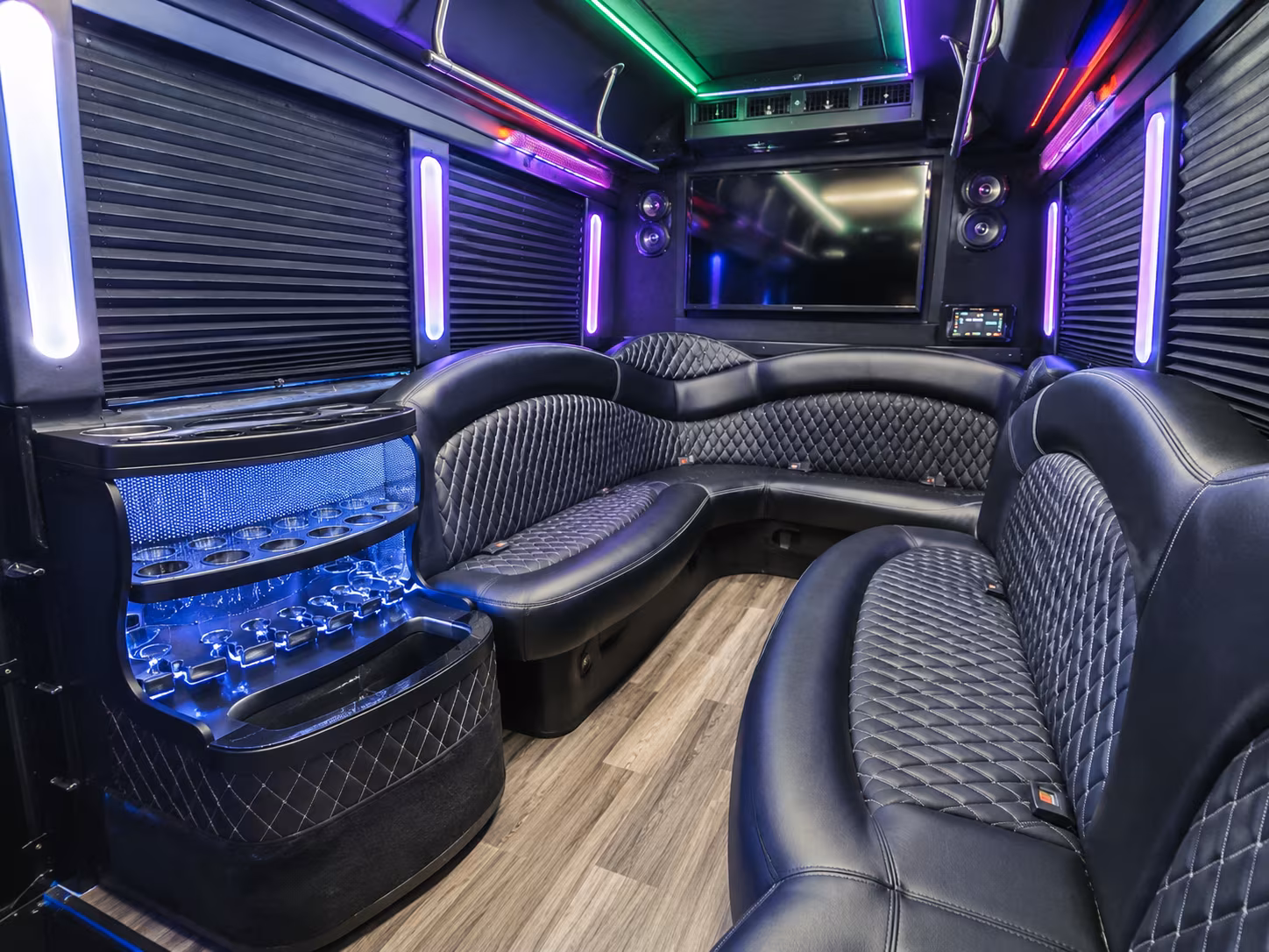 manchester night out party bus rental